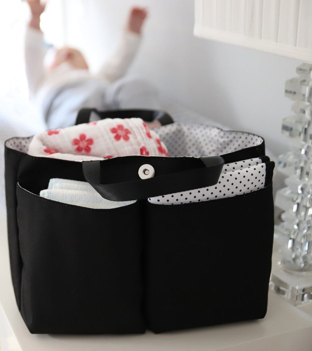 Momkindness CarryAll Tote Trio - Black - CA1001BK