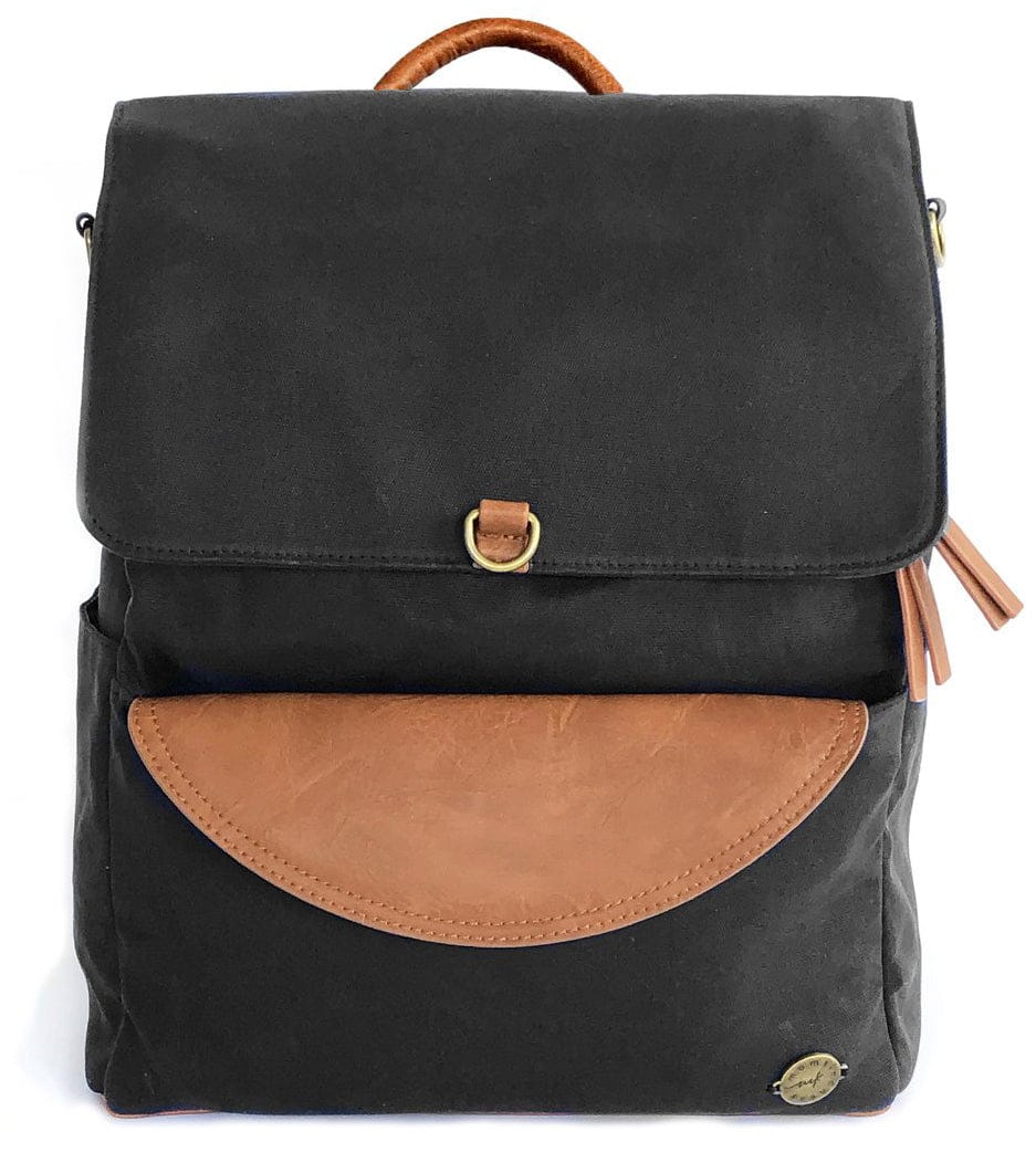 Momkindness Duo Backpack - Black - BP304BK