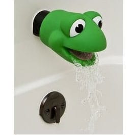 Mommy's Helper Faucet Cover Froggie Collection, Green