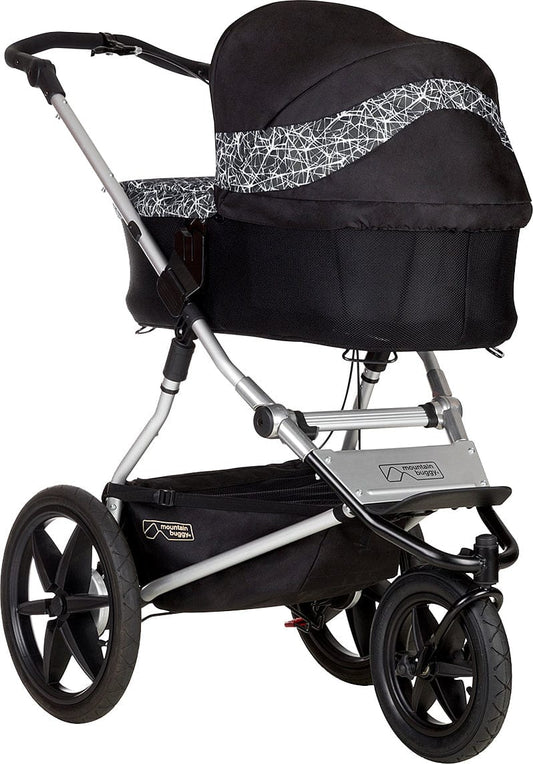 Mountain Buggy Carrycot Plus for Urban Jungle, Terrain & Plus One Strollers - Graphite - CCPU-V1-65
