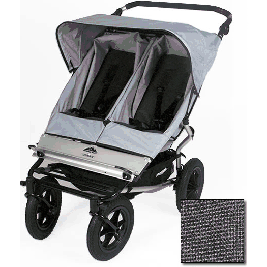Mountain Buggy Urban Double Stroller 2006 Silver/Black Dot - UU2204-764