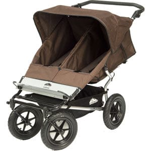 Mountain Buggy Urban Double Stroller in Chocolate Dot - UU2204-7101