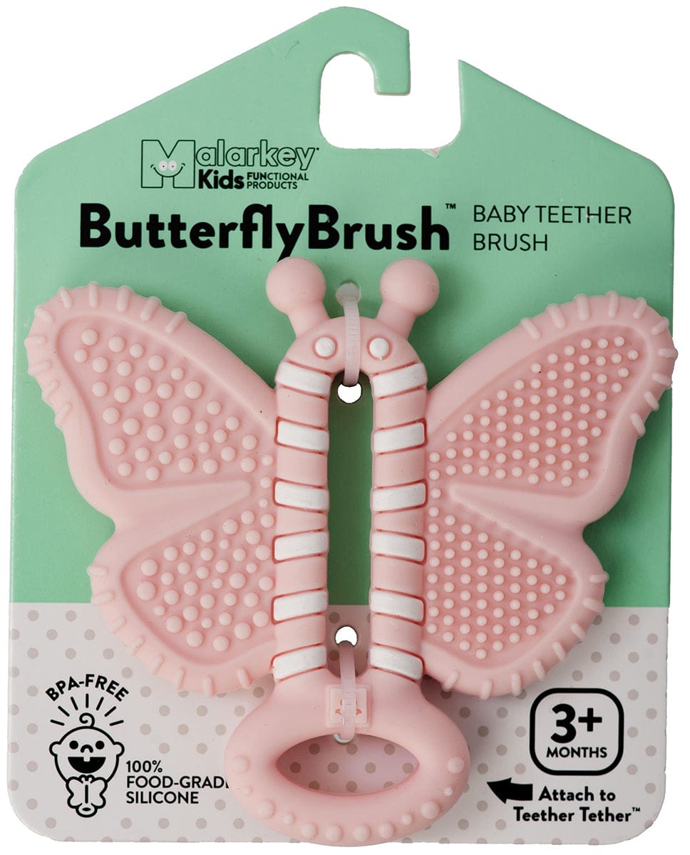 Munch Baby Toothbrush Teether - Butterfly Albee Baby Munch Baby Toothbrush Teether - Butterfly Albee Baby