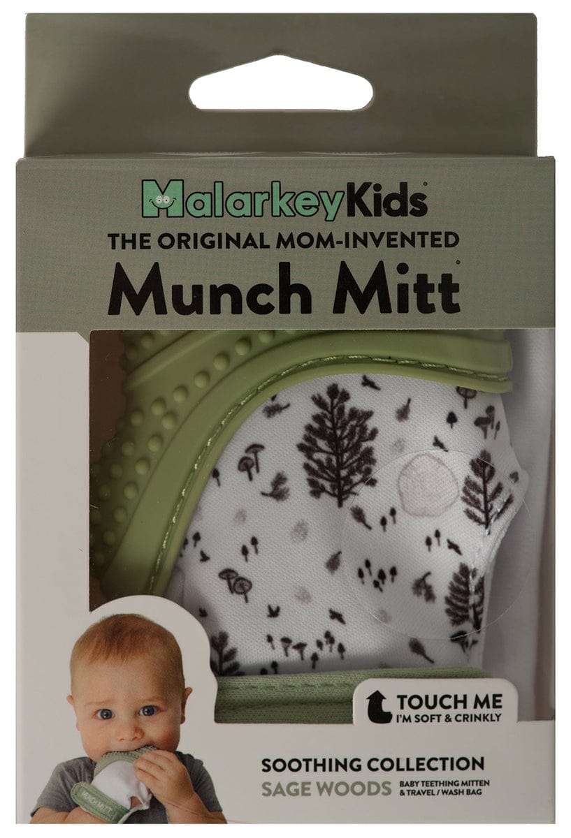 Munch Mitt Teething Mitten - Sage Woods - MM40SW
