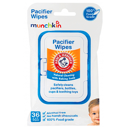 Munchkin Arm & Hammer Pacifier Wipes - 36 Pack - 45052