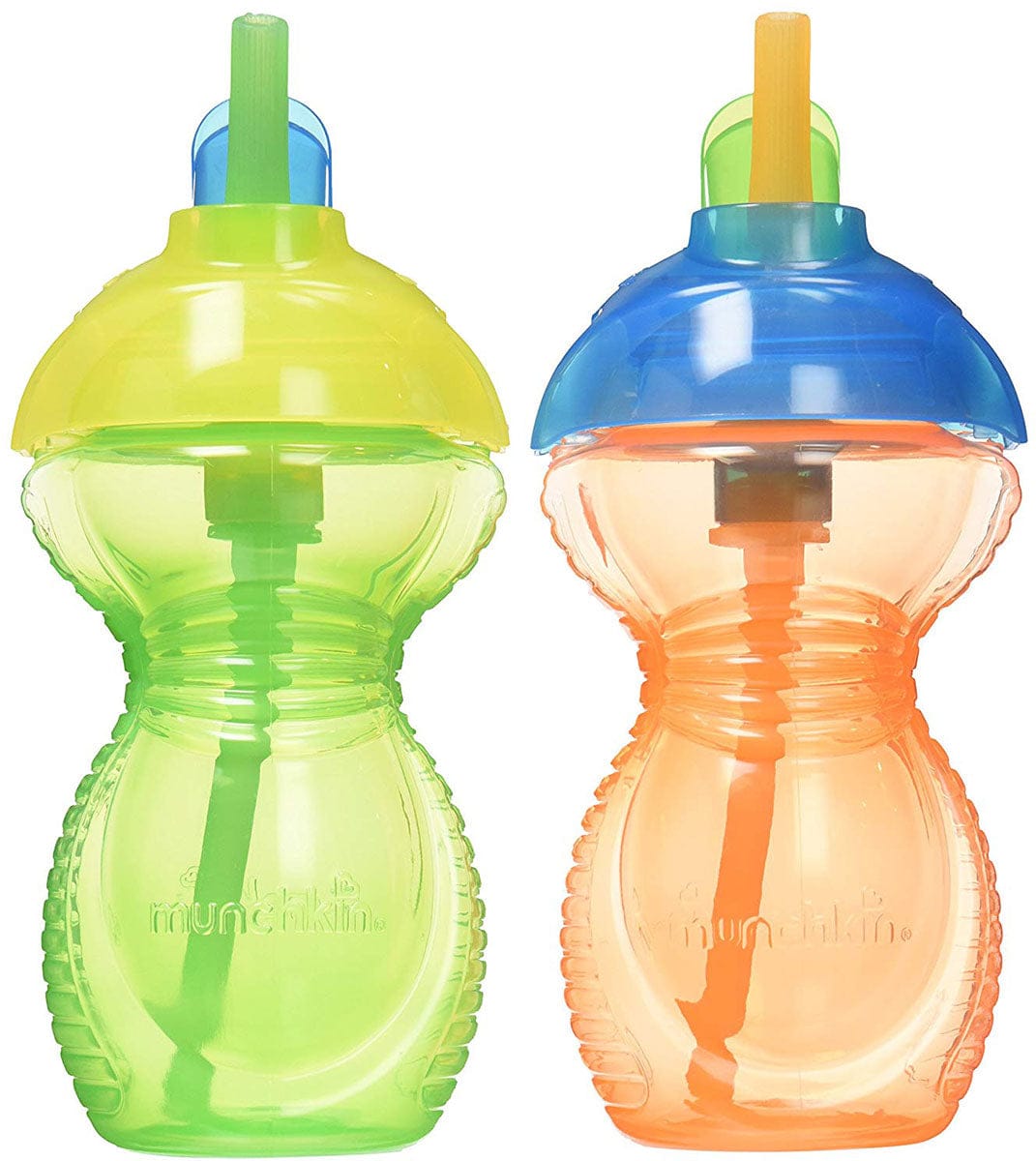Munchkin Click Lock 9oz Flip Straw Cup, 2pk - Deco (Colors Vary) - 43845