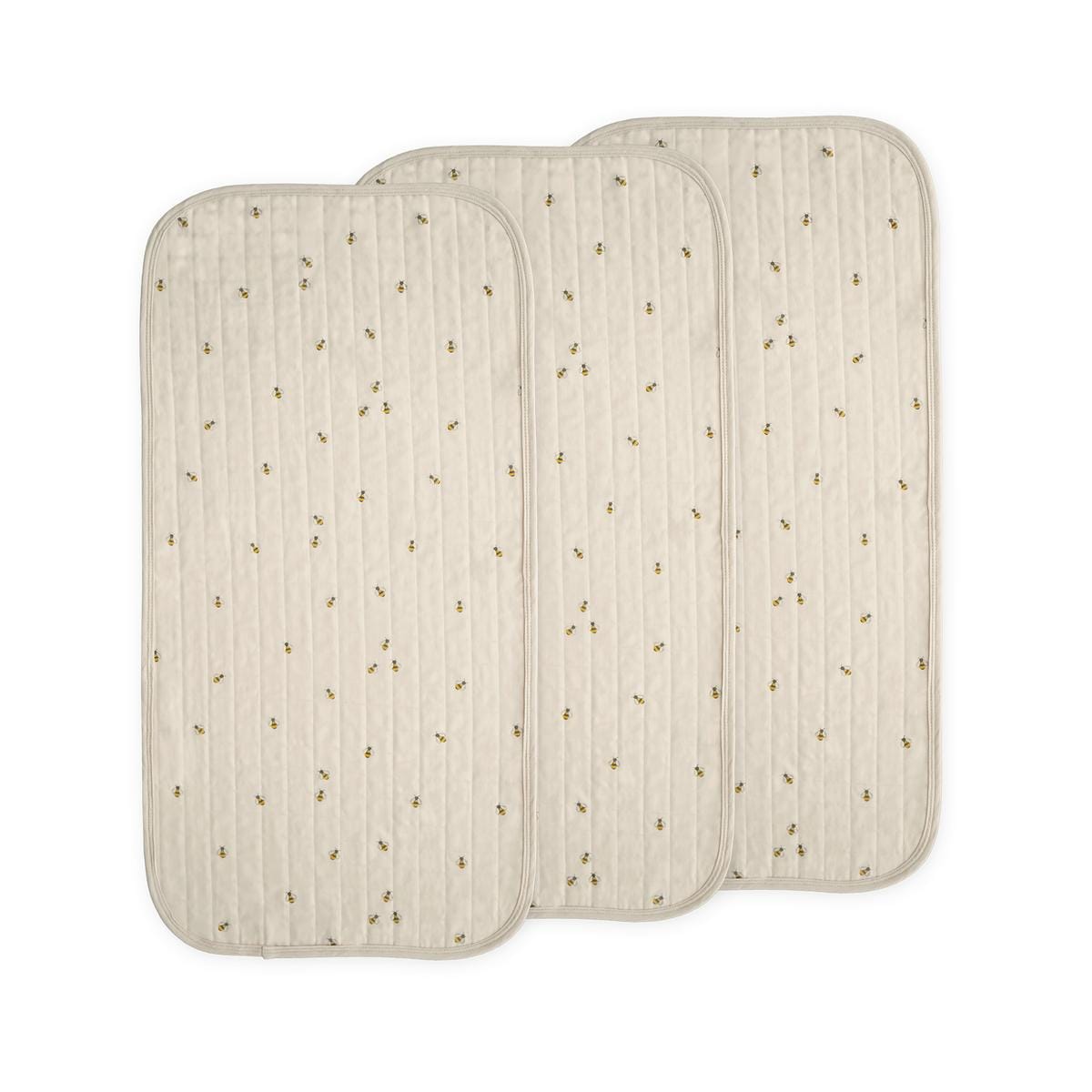 Mushie Changing Pad Liner 3-Pack - Bees Combo - MCPL-1008