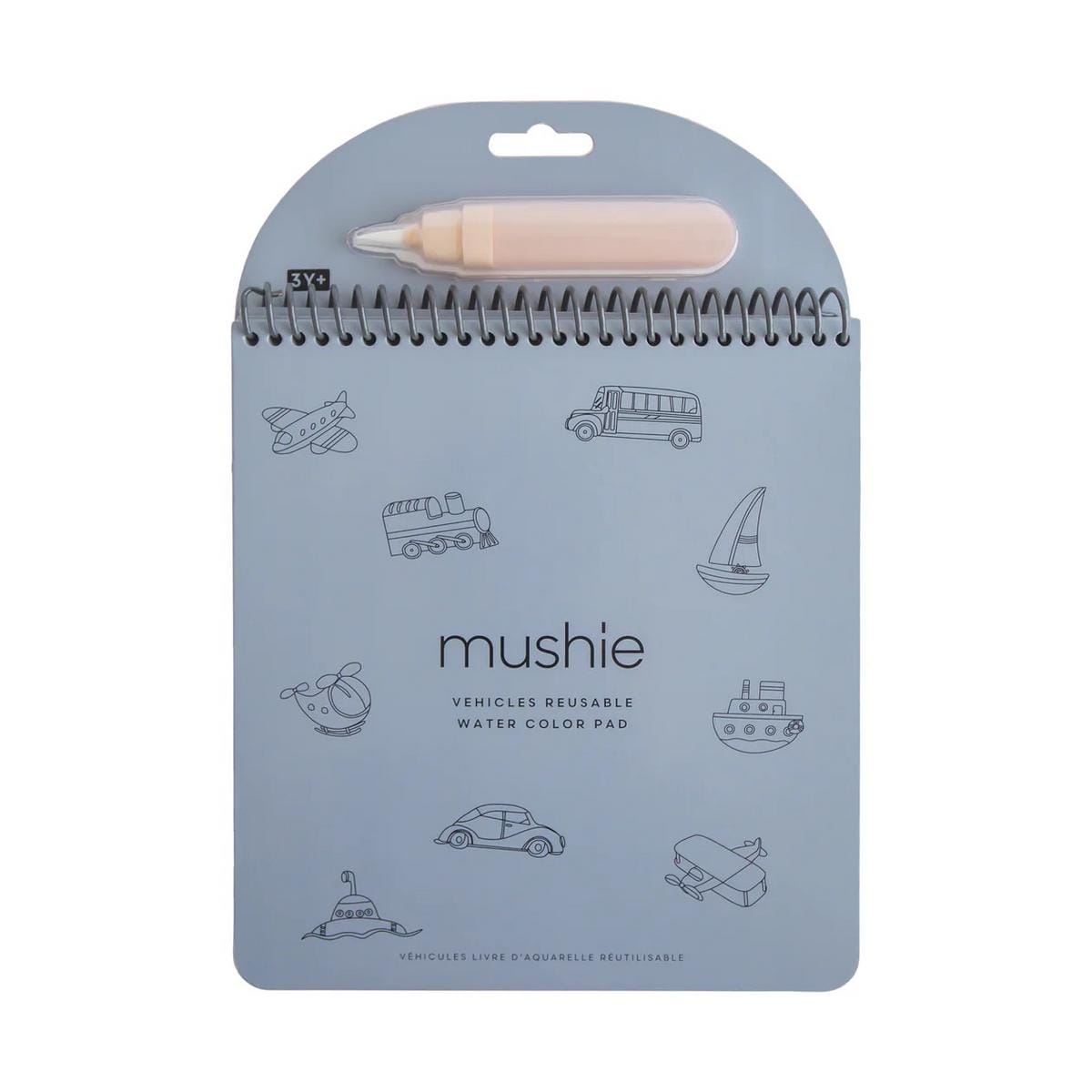 Mushie Vehicles Reusable Water Color Pad - WCP-1001