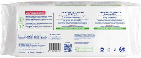 Mustela Soothing Cleansing Wipes, 70 Count - 2 Pack