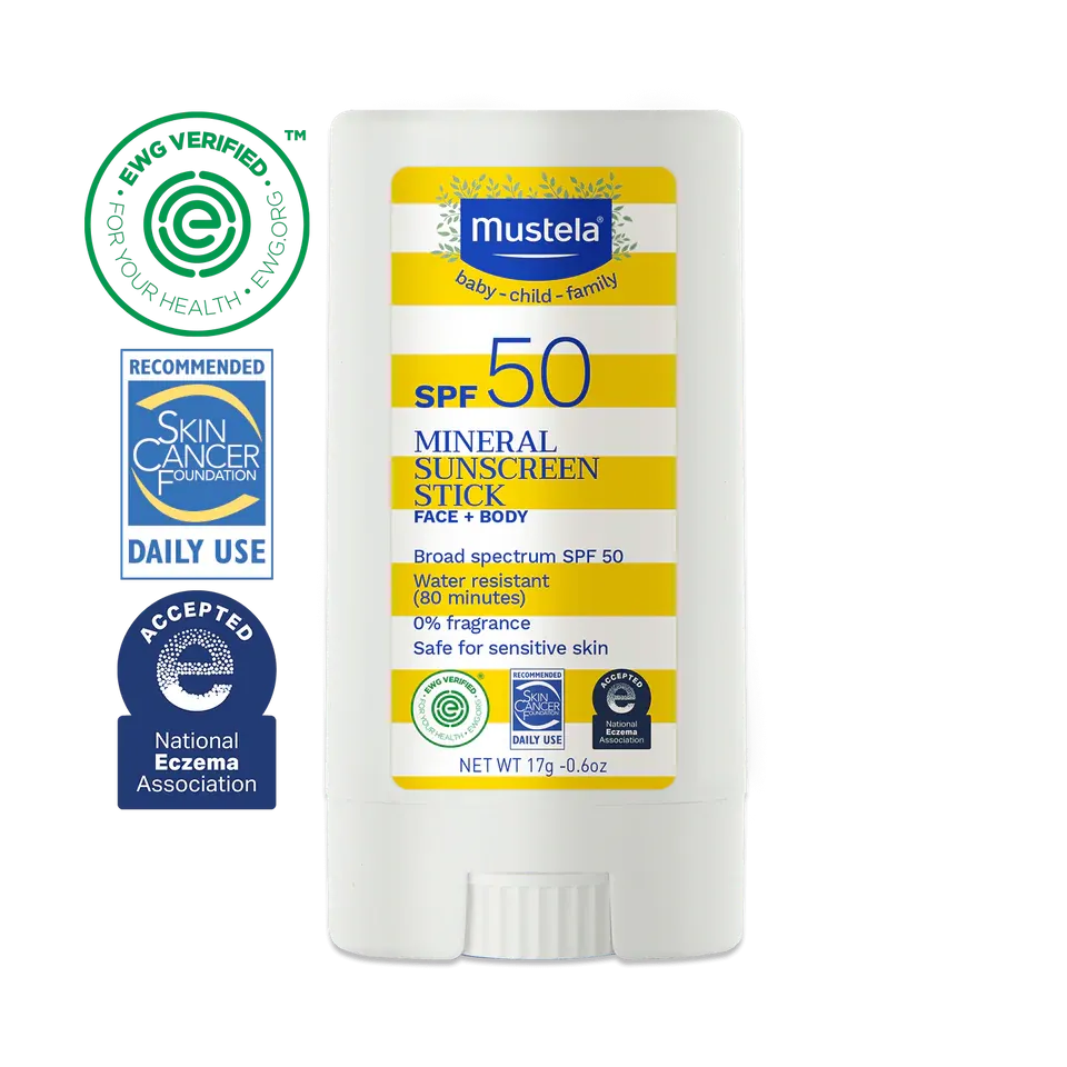 Mustela SPF50 Mineral Sunscreen Stick - 0.6 oz - 6029-M