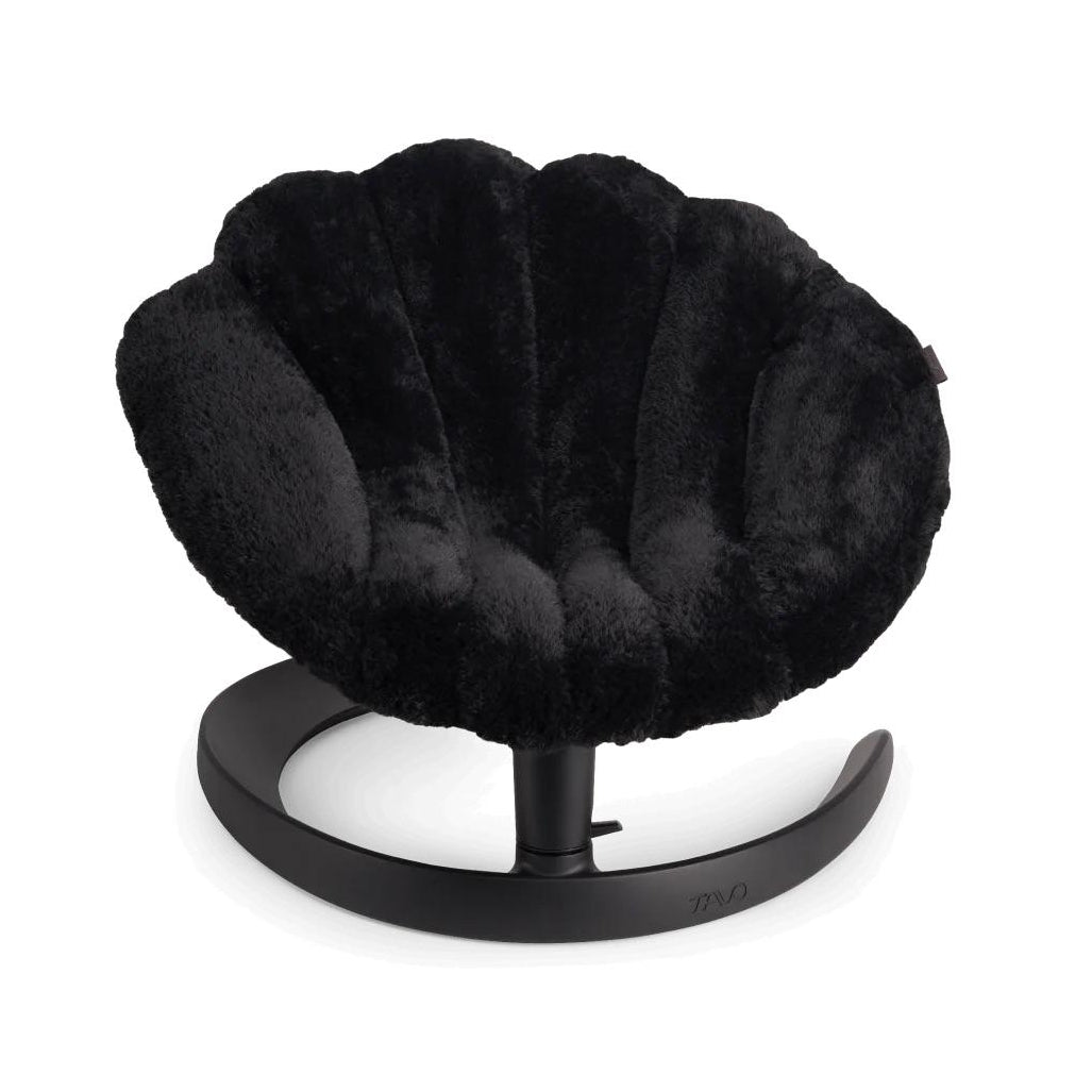 Tavo Pets Shell Pet Bed and Swaying Lounger - Onyx