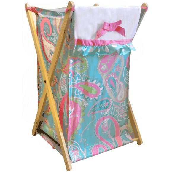 My Baby Sam Pixie Baby Aqua Hamper - HP167