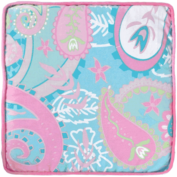 My Baby Sam Pixie Baby Aqua Throw Pillow - TP167