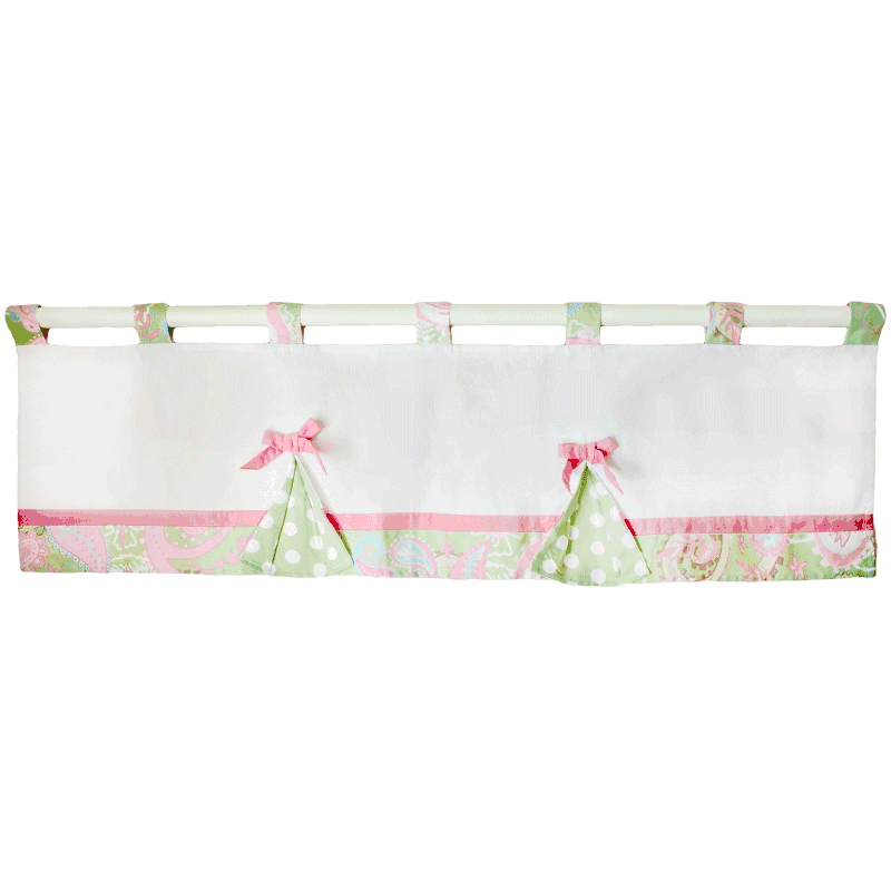 My Baby Sam Pixie Baby Pink Window Valance - CV166