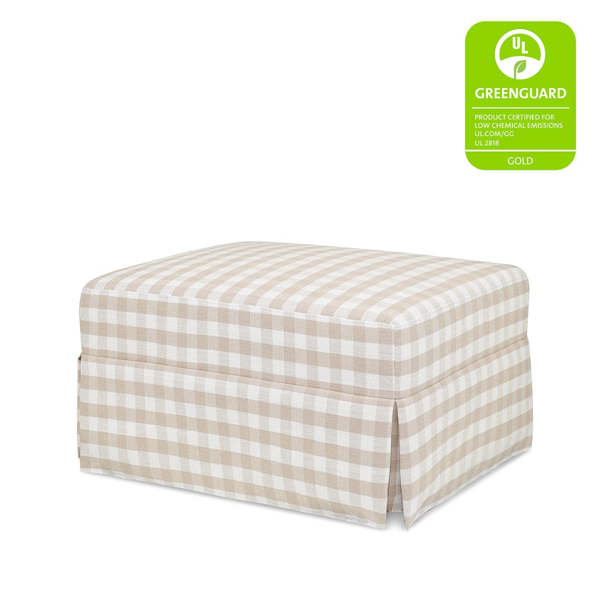 Namesake Crawford Gliding Ottoman - Tan Gingham - M21785TGH