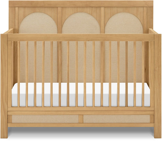 Namesake Eloise 4-in-1 Convertible Crib - Honey and Performance Sand Eco-Weave - M24801HYPSEW