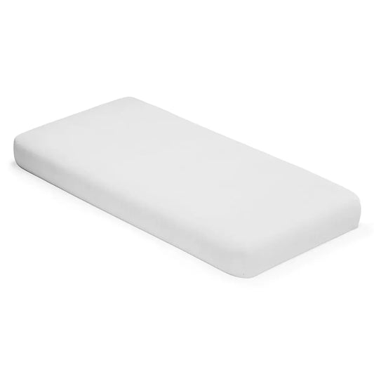 Naturepedic Organic Cotton Fitted Crib Sheet 2-Layer Breathable Muslin - Arctic Snow - SC-BREA-WHT