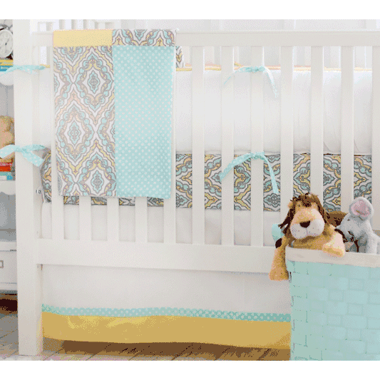 New Arrivals Dreamweaver 4 Piece Crib Bedding Set - NA-DREAM-4PC