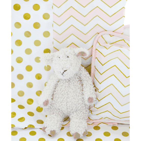 New Arrivals Gold Rush in Pink Blanket