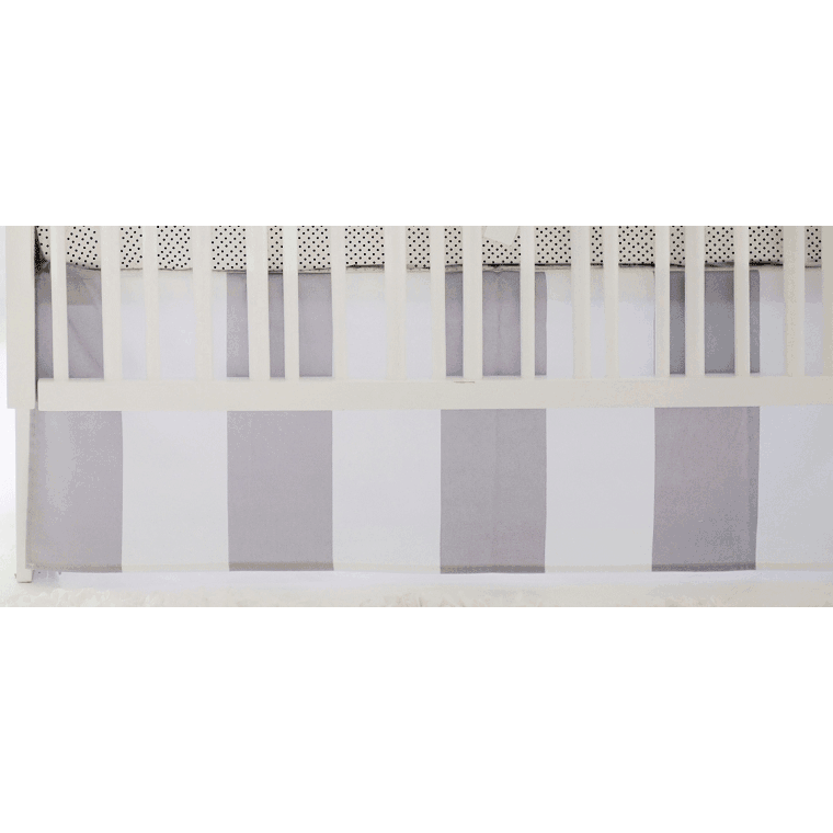 New Arrivals Hampton Bay Crib Skirt - NA-HAMP-SK