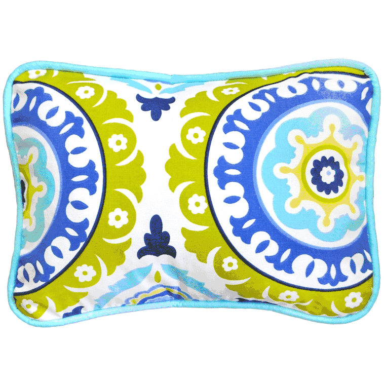 New Arrivals Indigo Summer Throw Pillow - 16 x 16 - NA-INSUM-TP
