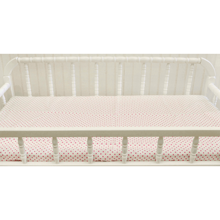 New Arrivals Ragamuffin Pink Changing Pad Cover - NA-RAGPK-PAD