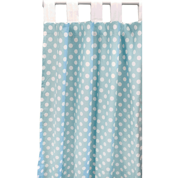 New Arrivals Zig Zag Aqua Window Panels