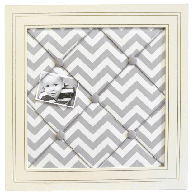 New Arrivals Zig Zag Grey Memo Board