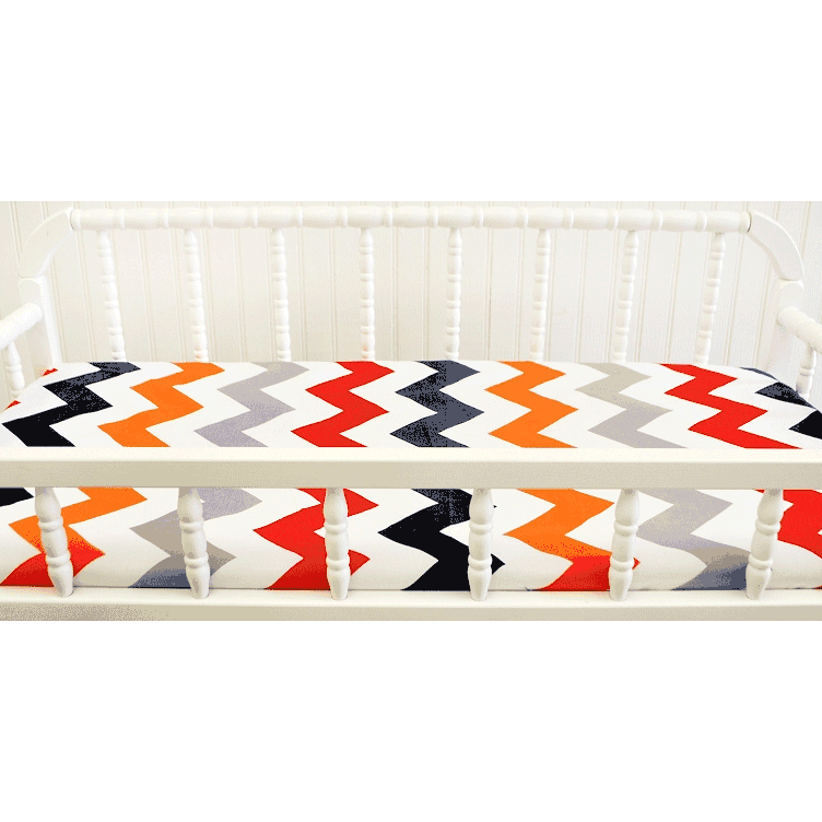 New Arrivals Zig Zag Rugby Changing Pad Cover - NA-ZZRUG-PAD