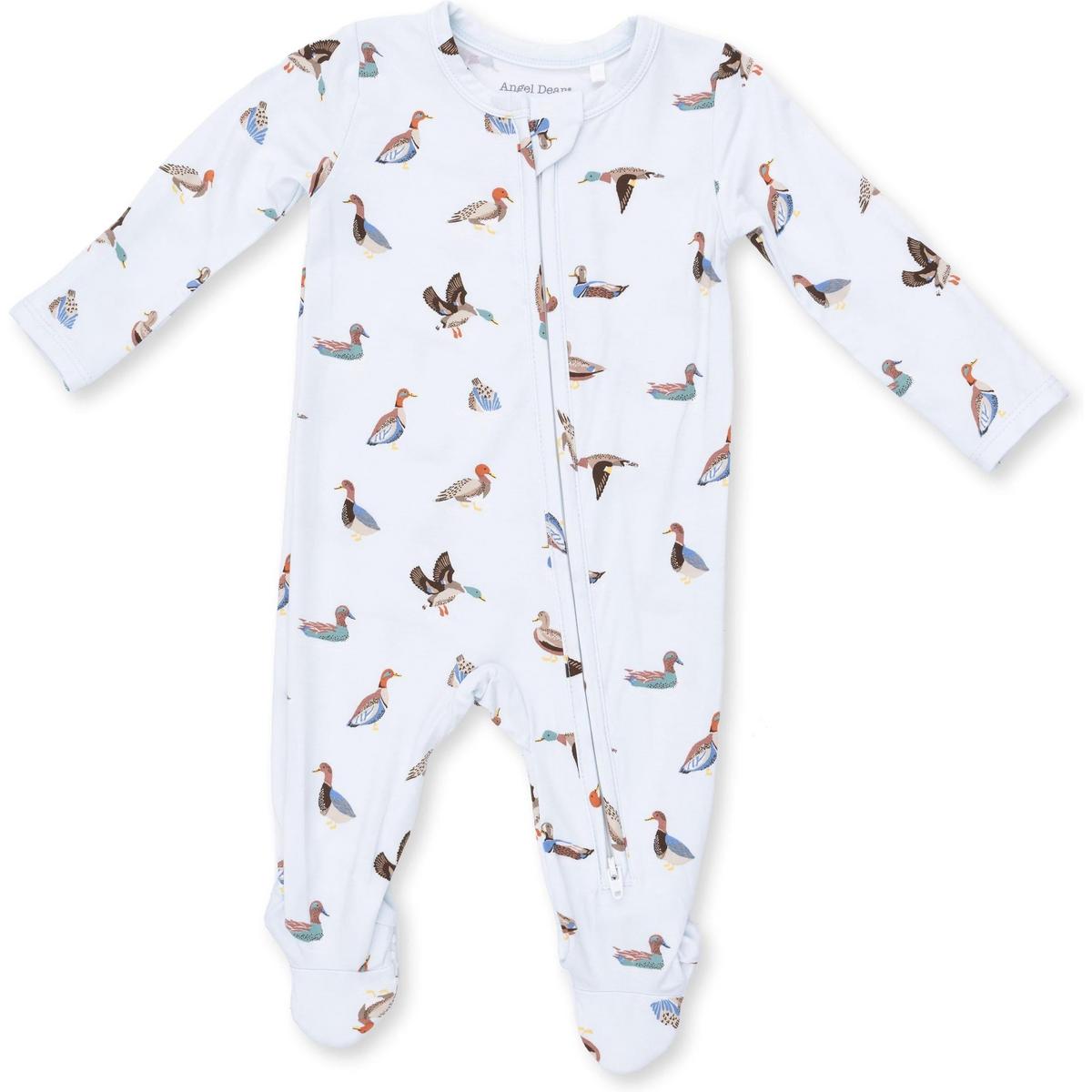 Angel Dear 2 Way Zipper Footie - American Ducks, 3-6M