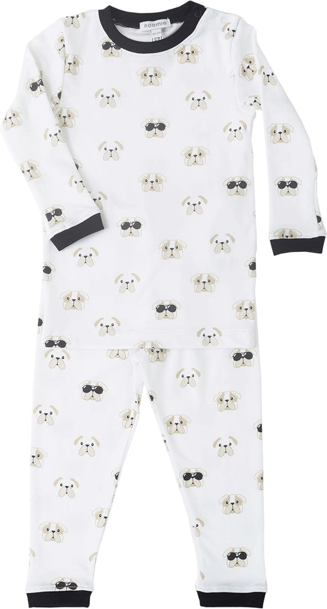 Noomie 2 Piece Pajamas - Black Bulldog (5Y) - 1812-39-5Y