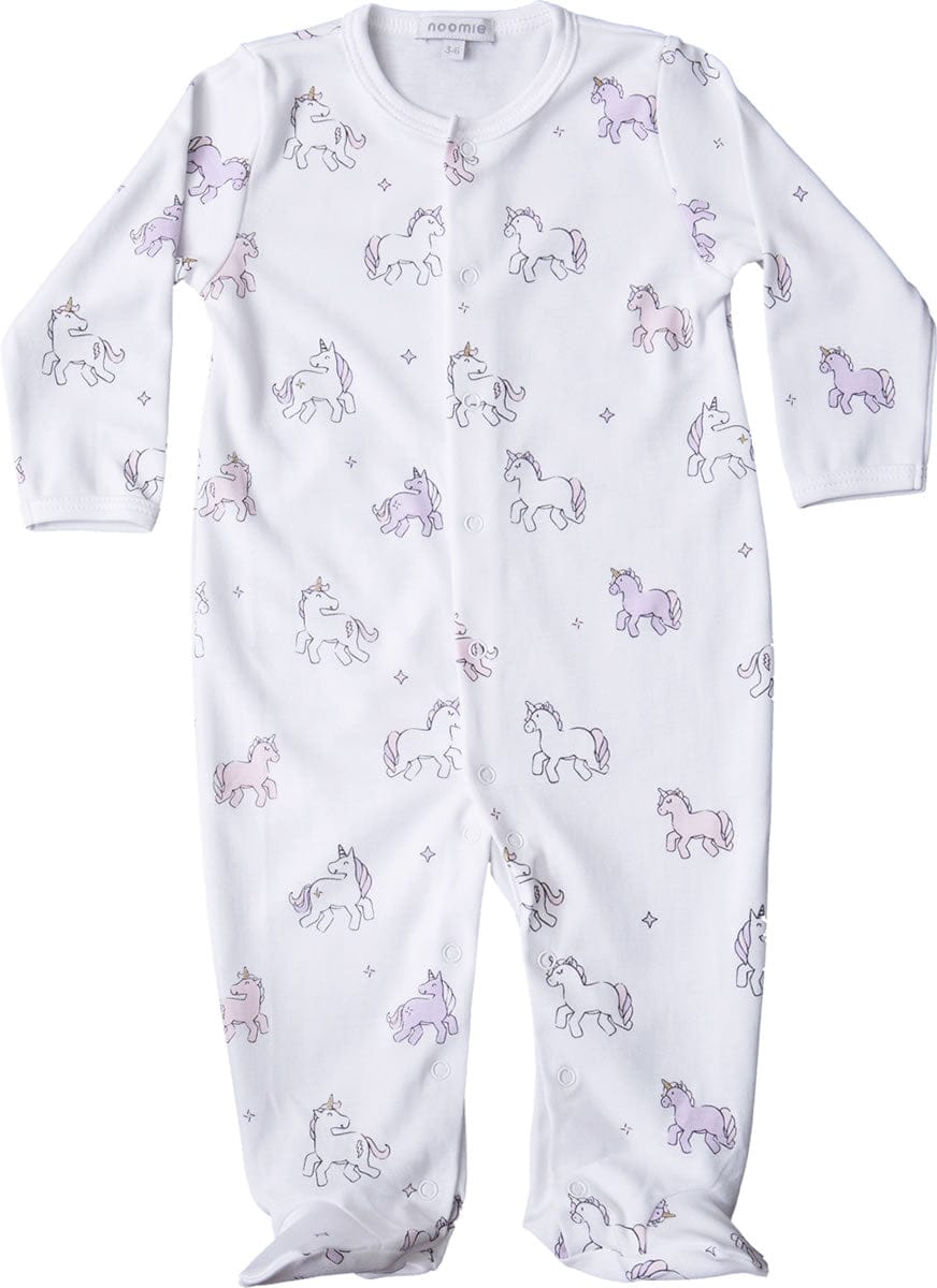 Noomie Snap Footie - Unicorn (3-6M) - 1801-50-3-6