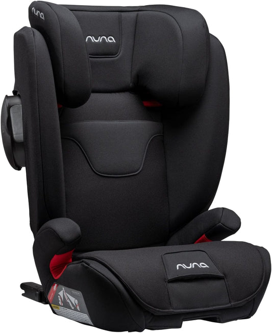 Nuna AACE Flame-Retardant Free Back Belt Positioning Booster Car Seat - Caviar - CS07007CVR