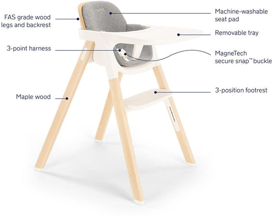 Nuna BRYN High Chair - Heritage - HC17101HRI