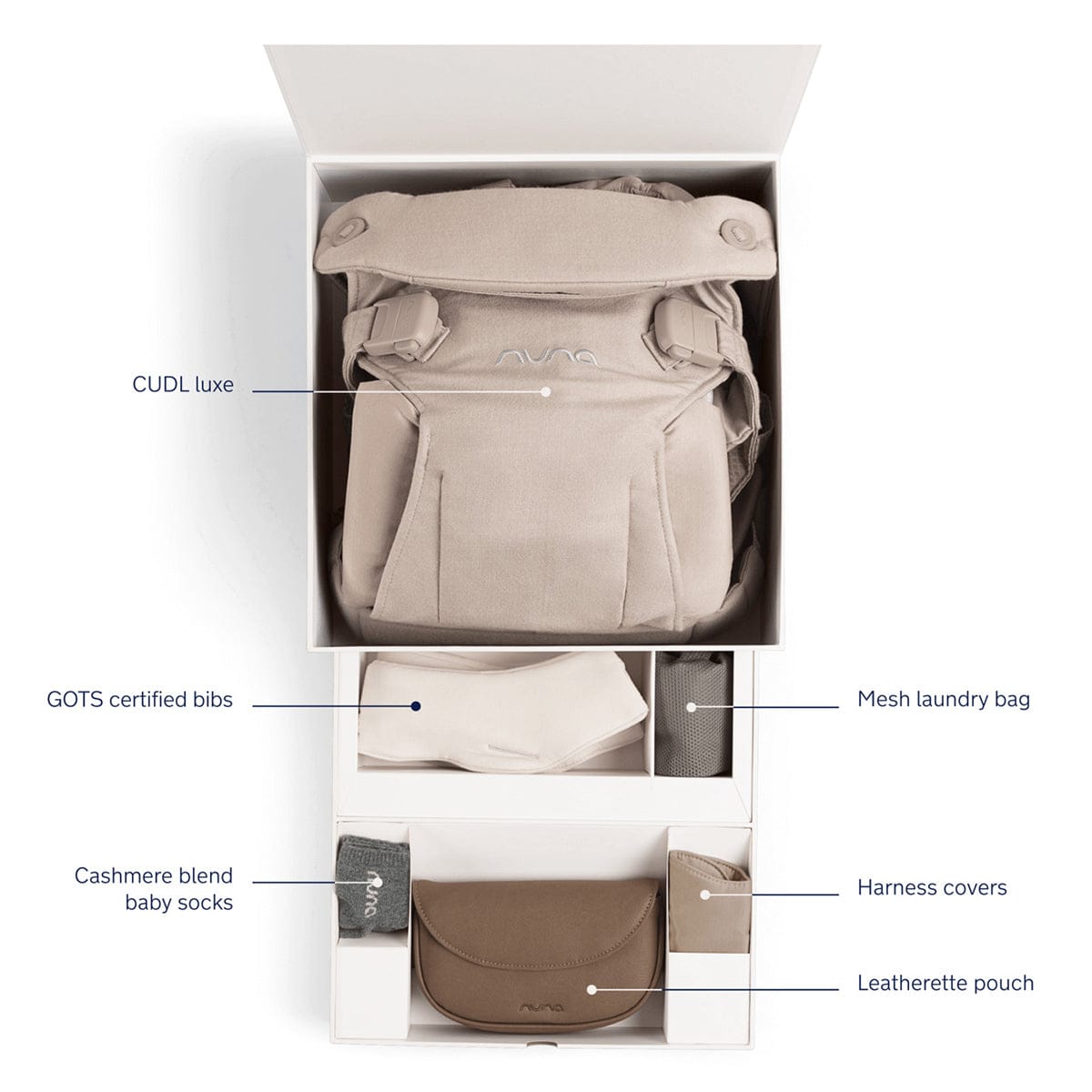 Nuna CUDL Luxe 4 in 1 Baby Carrier - Canyon - BC17250CYN