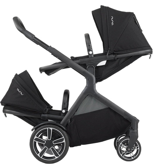 Nuna Demi Grow Double Stroller - Caviar - ST08101CVR-AC08101CVR