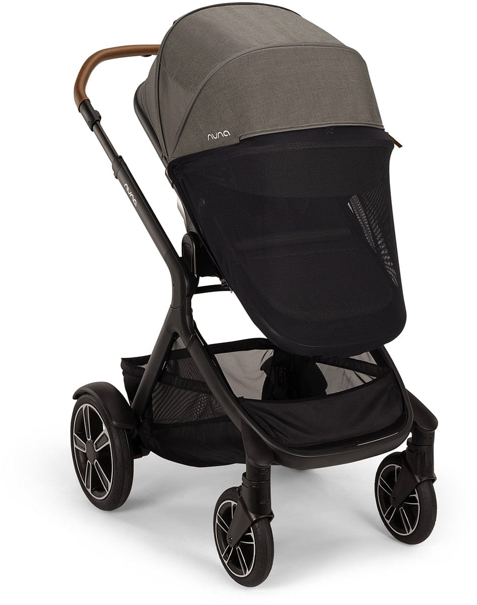 Nuna DEMI Next Double Stroller with Rider Board Bundle - Granite - ST17902GRN-AC17902GRN