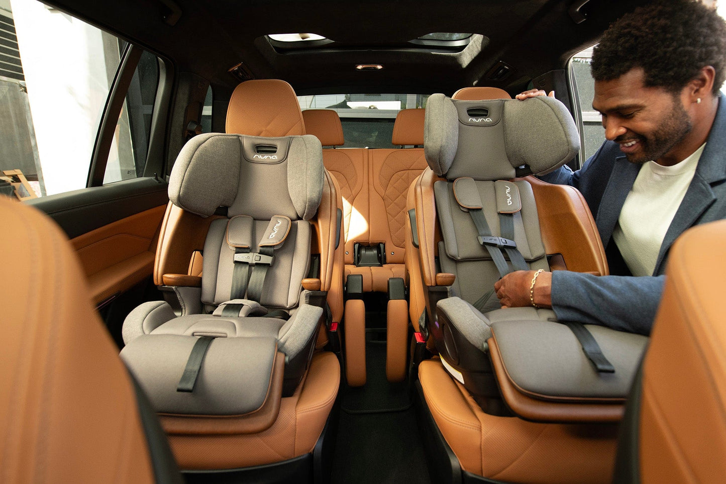 Nuna LUMN Harness to Booster Car Seat - Granite - CS15400GRN
