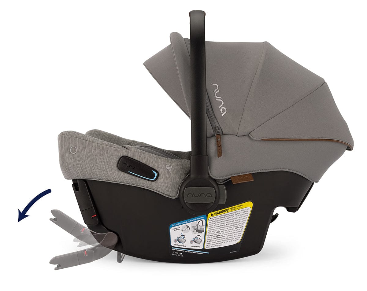 Nuna MIXX next + PIPA urbn Travel System - Granite - TS13415601GRN