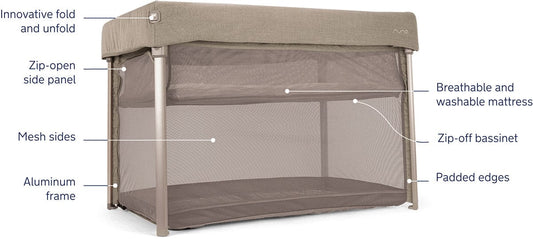 Nuna PAAL Travel Cot + Playard - Cedar - TC17701CDR
