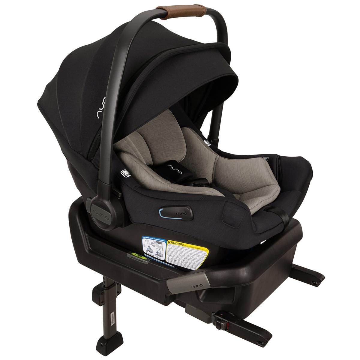 Nuna Pipa Aire Infant Car Seat + Pipa Series Base - Caviar - CF18500CVR