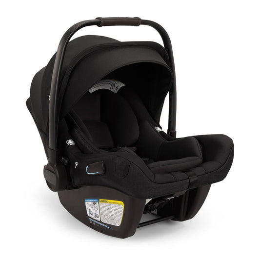 Nuna PIPA Aire RX Infant Car Seat + PIPA RELX Base with Load Leg - Caviar / Chocolate - CF18508600CCR