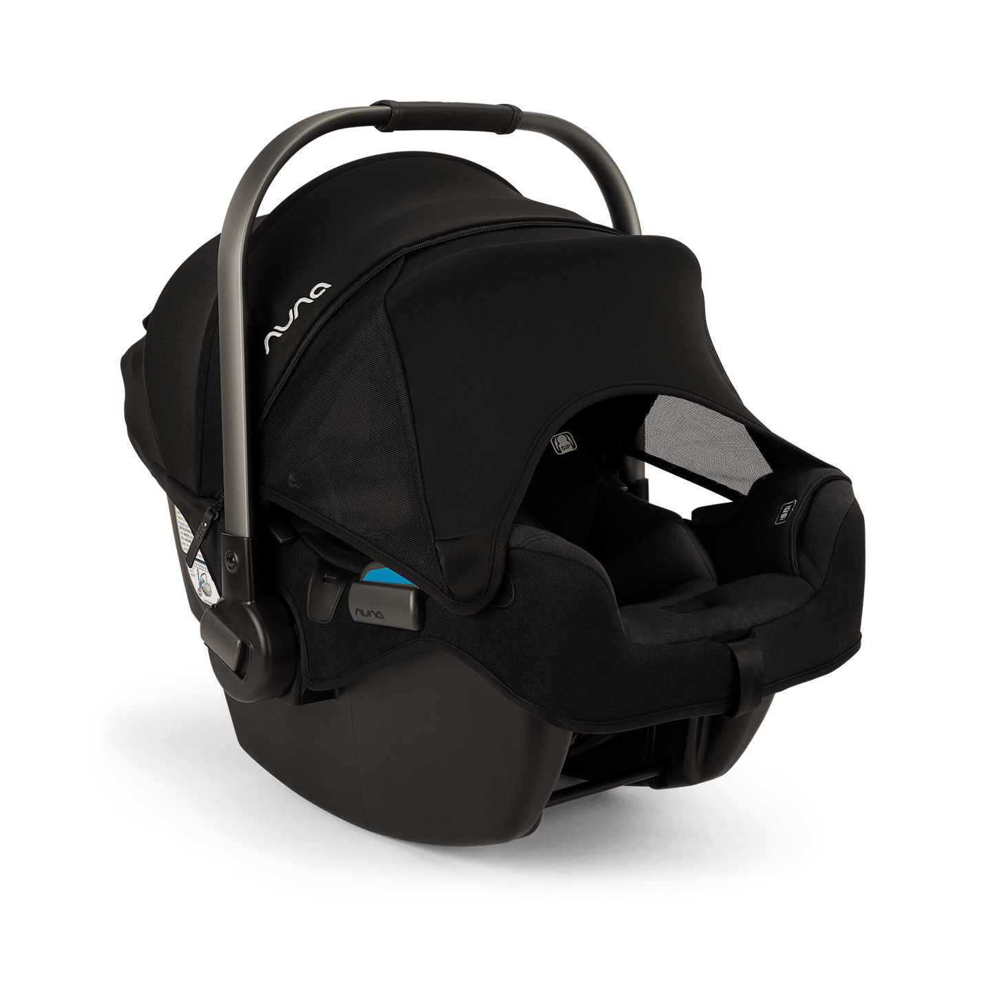 Nuna PIPA RX Infant Car Seat + RELX Base with Load Leg - Caviar / Chocolate - CF12508610CCR