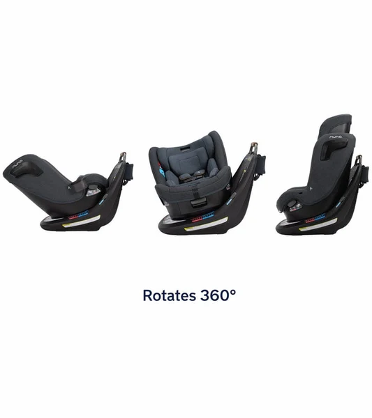 Nuna REVV Rotating Convertible Car Seat - Caviar - CS13602CVR