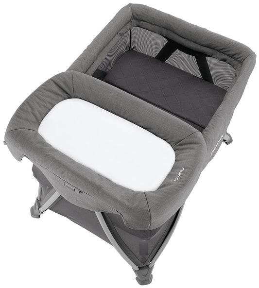 Nuna SENA Aire Playard with Zip-Off Bassinet + Changer (One Box) - Granite - TCC16500GRN