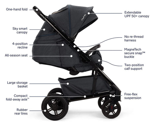 Nuna TAVO Next + Pipa Rx Travel System Bundle - Ocean - ST14400OCN-CF12508601OCN