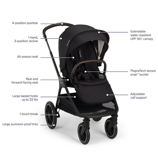 Nuna TRIV lx + PIPA urbn Travel System - Caviar - TS21315600CVR