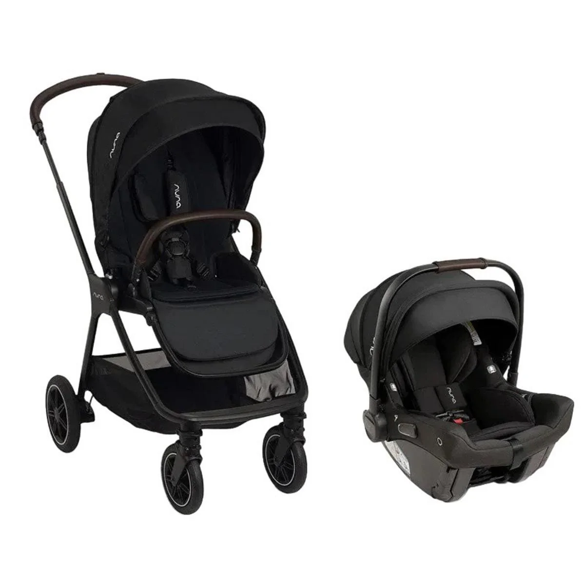 travel stroller and car seat for toddler Nuna PIPA Urbn + TRIV Next Travel System Caviar