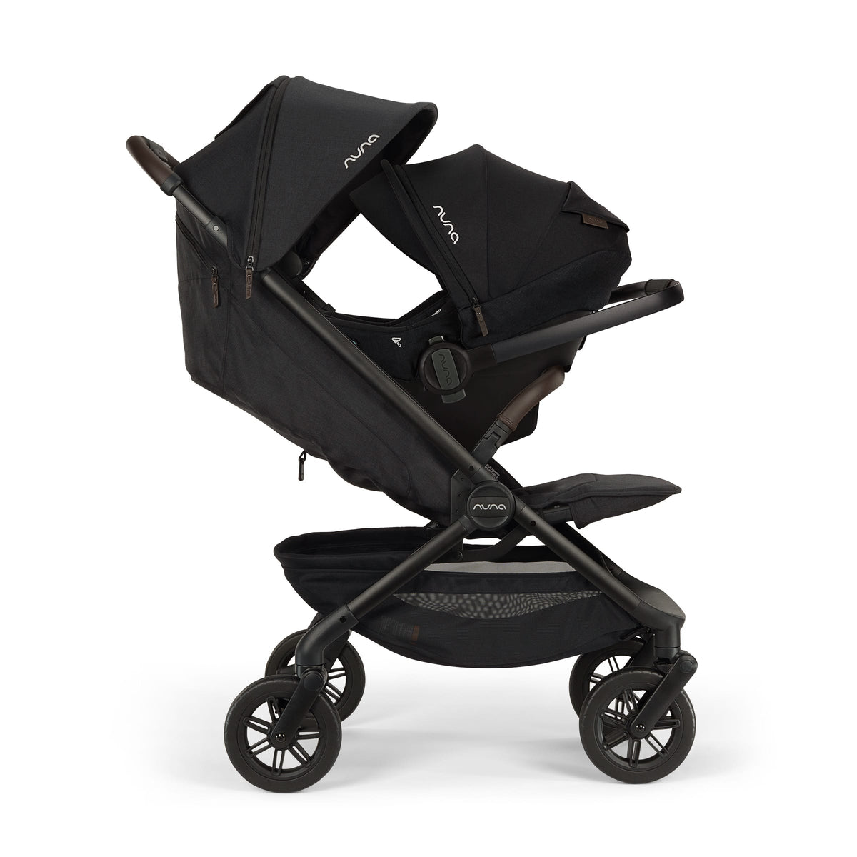 Nuna TRVL 360 + PIPA aire Travel System Bundle - Caviar