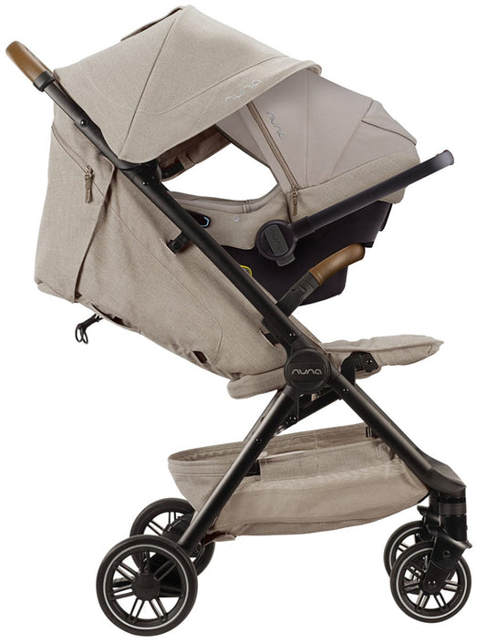 Nuna TRVL + PIPA RX Travel System Bundle - Hazelwood / Caviar - ST15706HAZ-CF12508600CVR